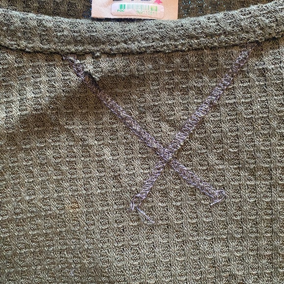 BiBi Olive Sweatshirt with Colorful Snake Print Sleeves - Picture 3 of 3